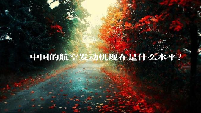 中国的航空发动机现在是什么水平？