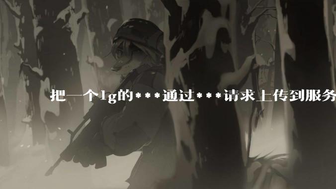 把一个1g的***通过***请求上传到服务器中，如何保证性能？