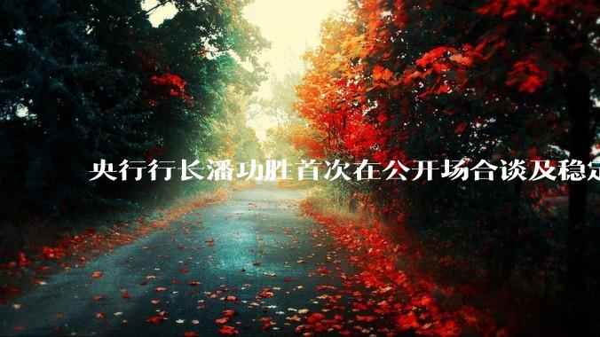 央行行长潘功胜首次在公开场合谈及稳定币，稳定币是什么？有何深意？
