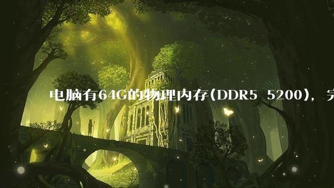 电脑有64G的物理内存(DDR5 5200)，完全够用了，可以关闭系统的虚拟内存吗？